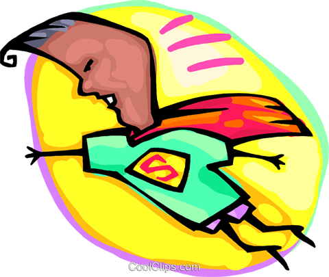 Youngster With A Superman Cape And Shirt Royalty Free - Vulnerability (480x405), Png Download