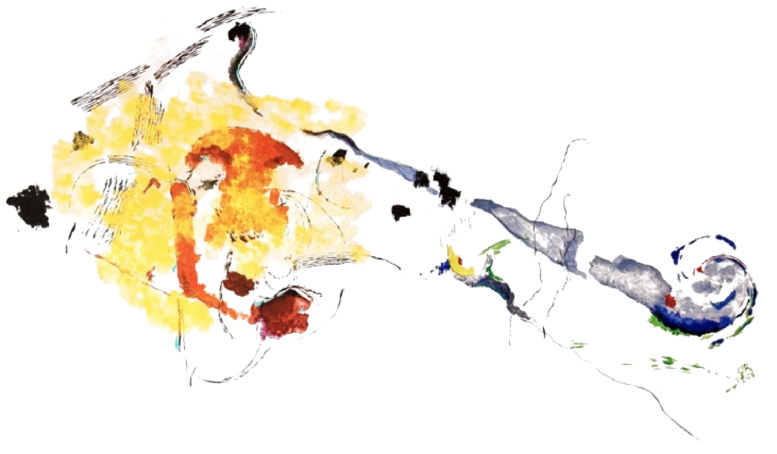 Tesis - Watercolor Paint (2000x502), Png Download