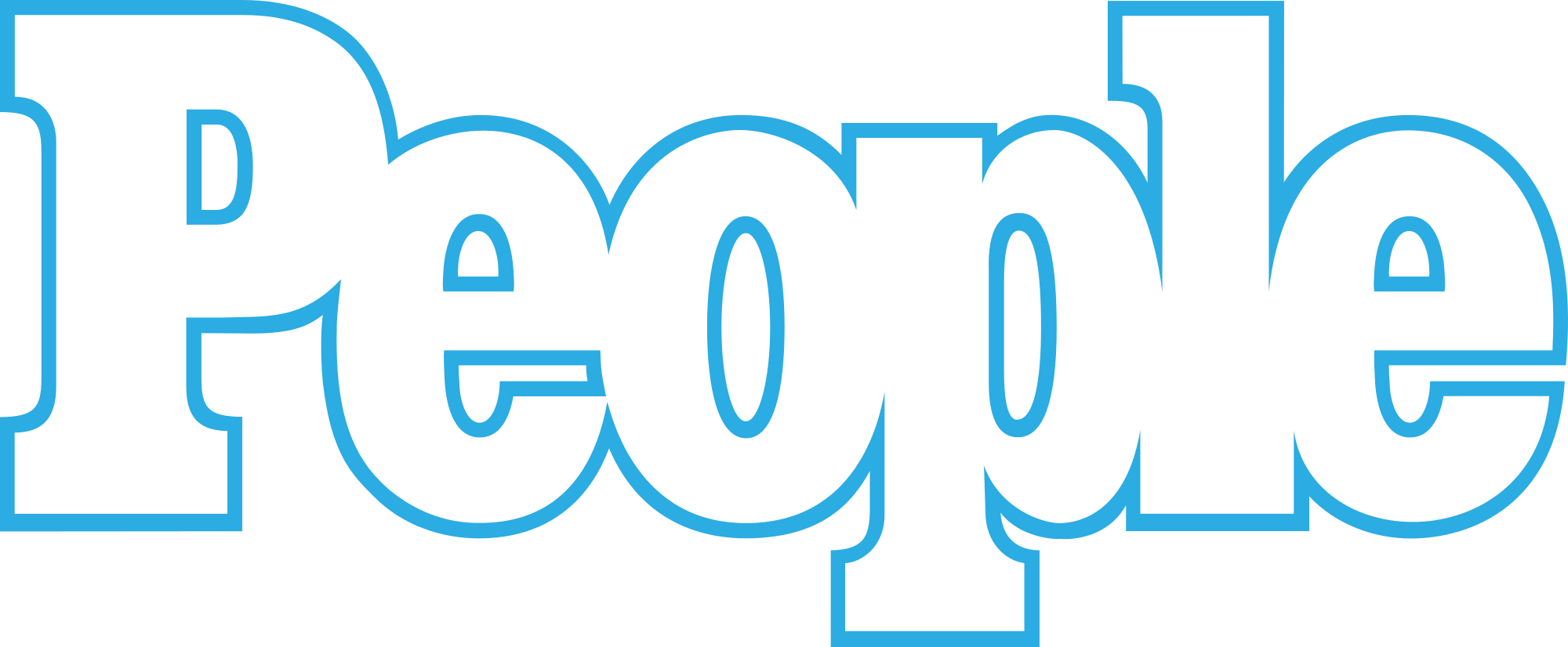 People Logo Png - People Magazine Logo (2000x826), Png Download