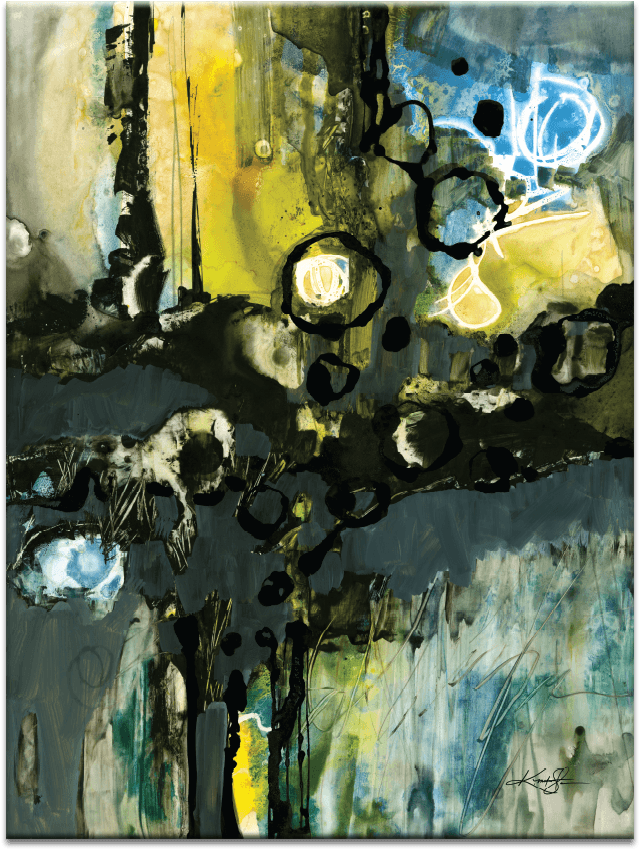 Secret Travels - Modern Art (900x900), Png Download
