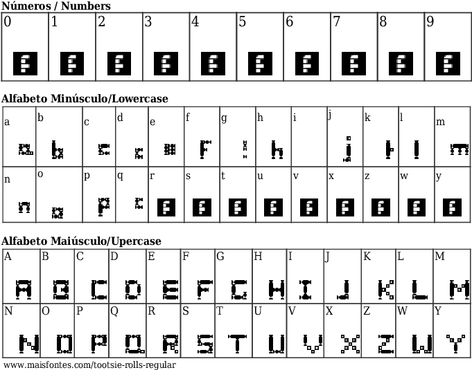 Font Details Tootsie Rolls Regular - Font (689x640), Png Download