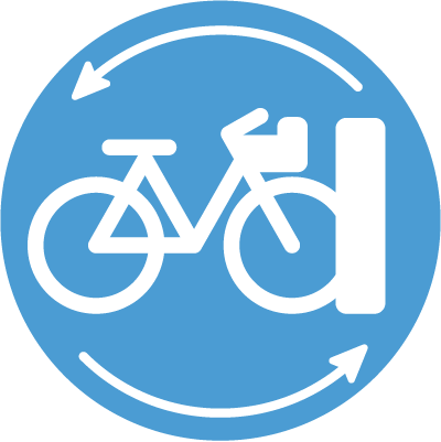 Bike Amenities - Bicycle Parking Sign (400x401), Png Download