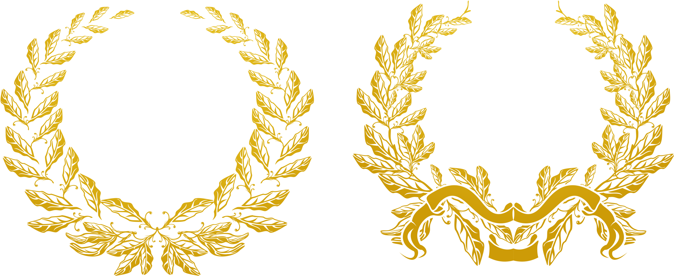 Download Gold Olive Branch Euclidean Vector Laurel Wreath Gold Olive