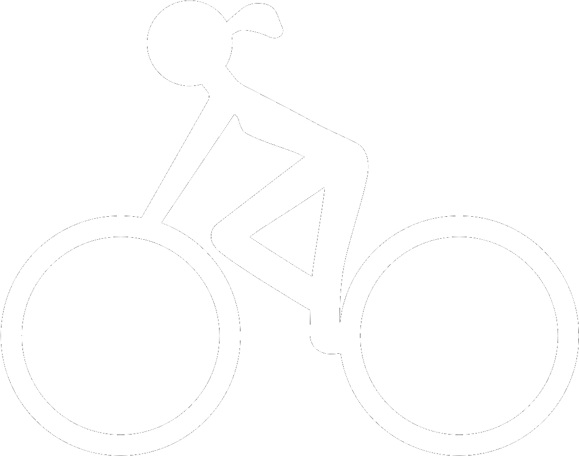Bicycle Icon - Bicycle Sign (1229x1024), Png Download