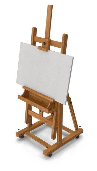 Easel Png File - Artist (600x600), Png Download