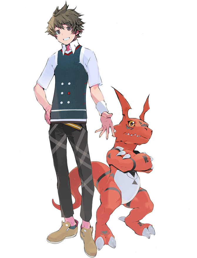 Digimon World Next Order 09 24 15 Kouta - Digimon World Next Order Guilmon (671x880), Png Download