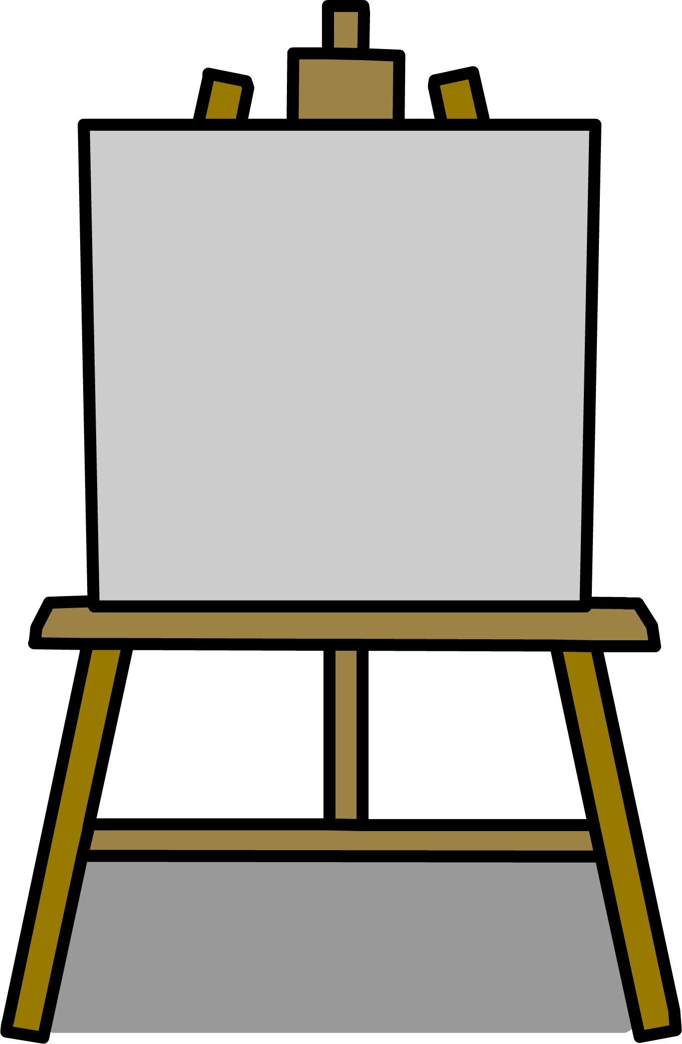 Easel - Png - Easel Clipart Png (1362x2084), Png Download