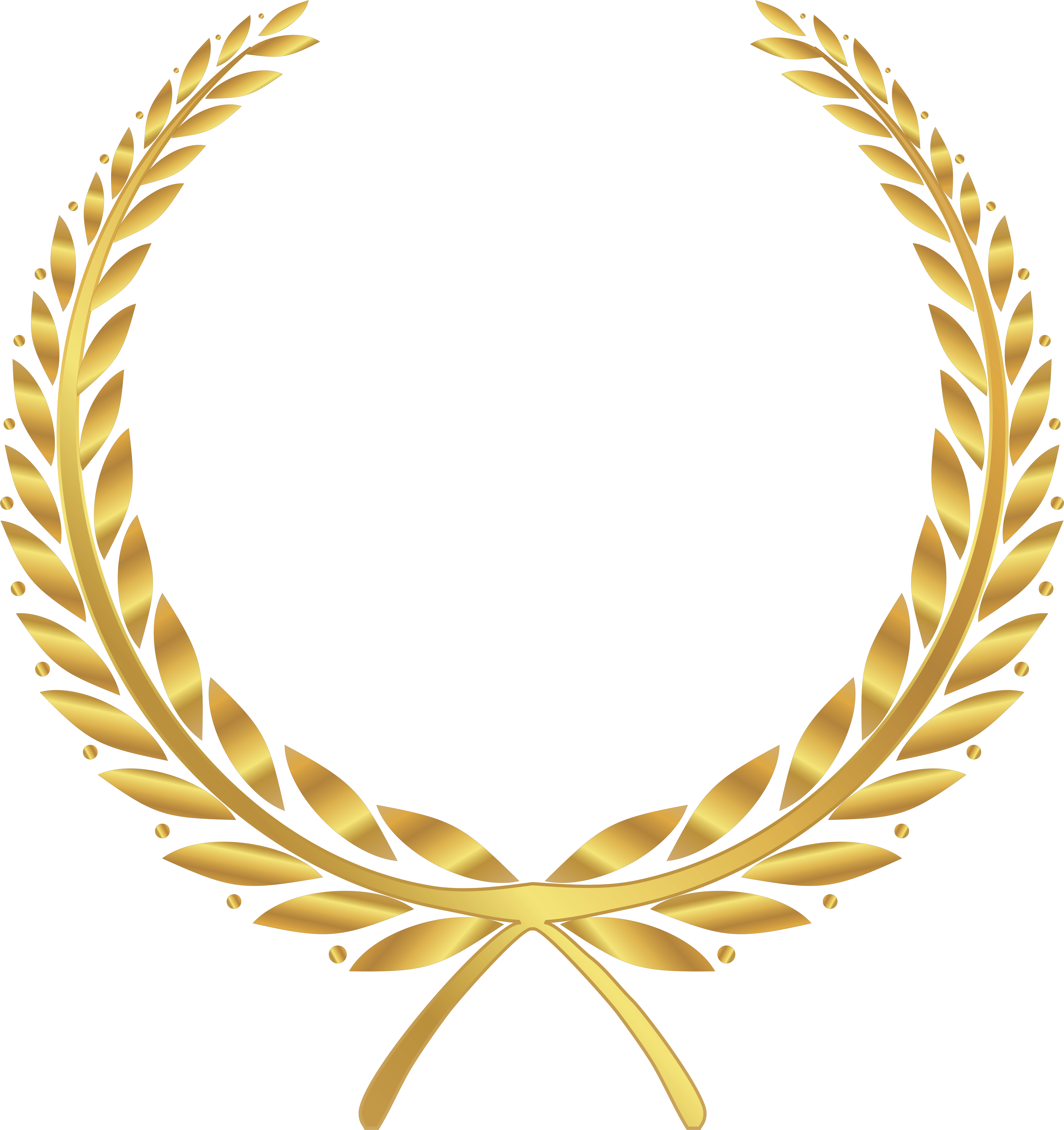 Gold Wreath Png (7563x8000), Png Download