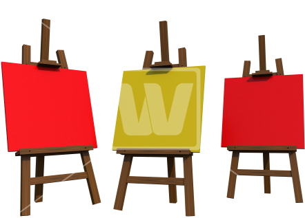 Painting Easels Png - Painting Stand Png (550x366), Png Download