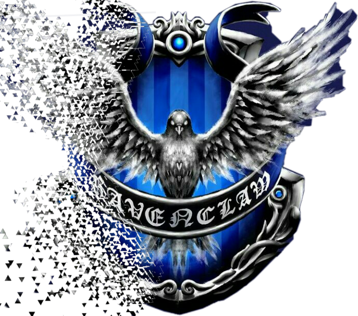 Harry Potter Ravenclaw Crest Ravenclaw Logo (696x615), Png Download