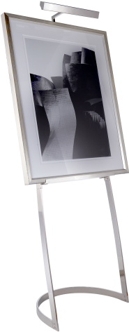 Colin Easel Floor Lamp In Polished Nickel - Visual Comfort-colin Easel Floor Lamp In Polished Nickel-rl (480x480), Png Download