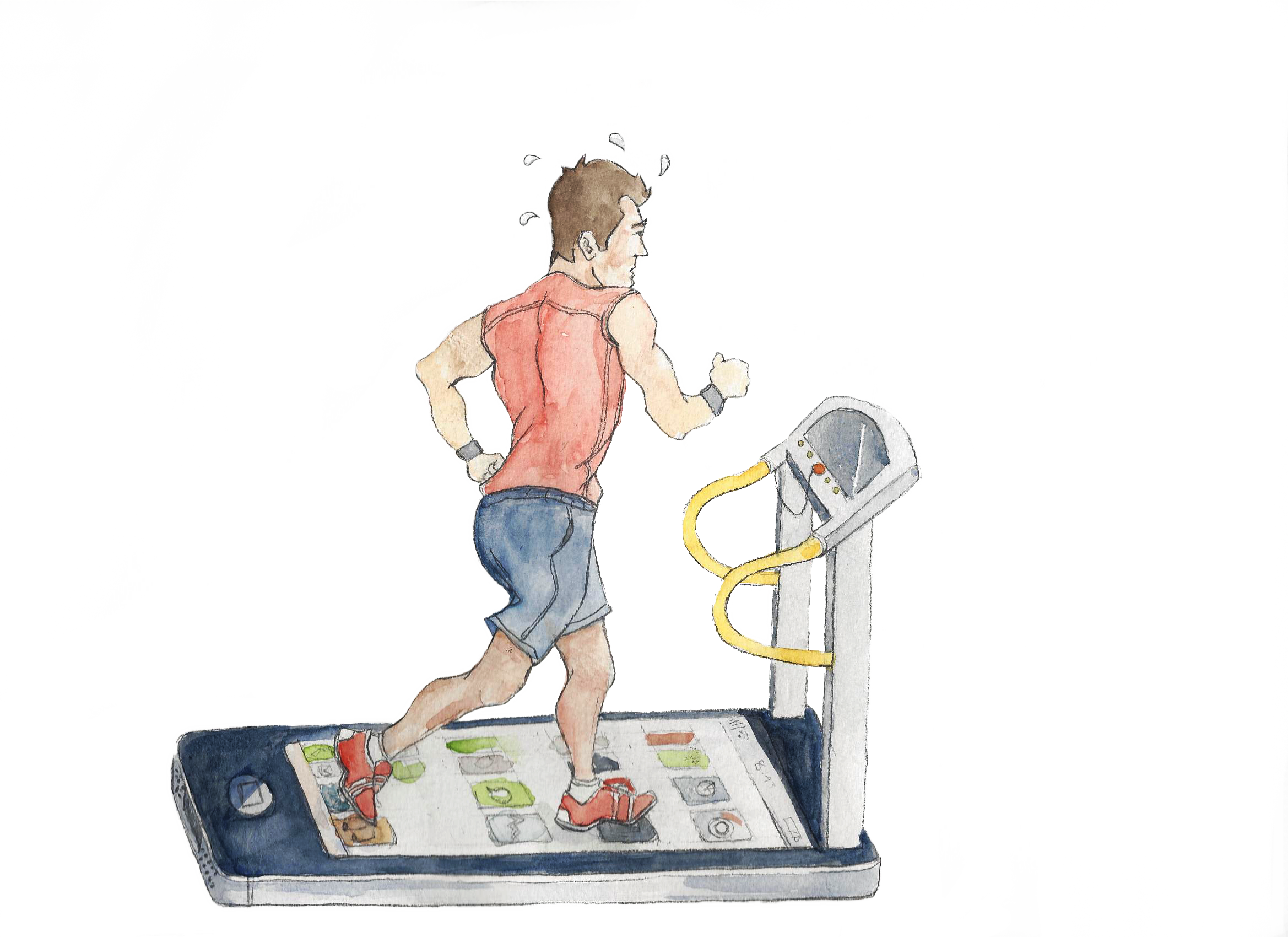 Griffin Quasebarth Fitness Apps - Illustration (2338x1700), Png Download