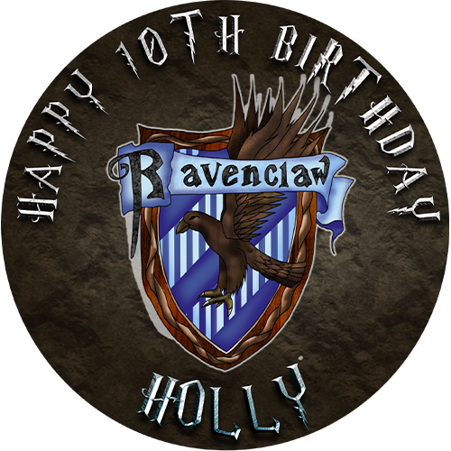 Harry Potter Ravenclaw - Torta Di Harry Potter Corvonero (500x500), Png Download