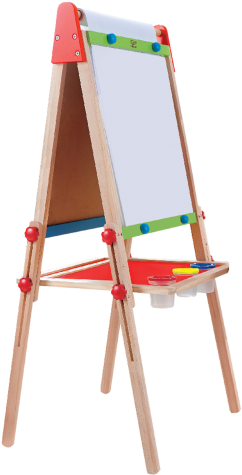 All In 1 Easel - Hape Art Paper Roll - E1011 (274x500), Png Download