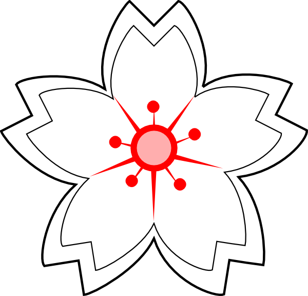 Flower Drawing Clipart Png For Web (600x576), Png Download