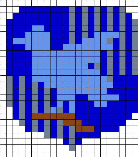 Ravenclaw Crest Perler Bead Pattern / Bead Sprite - Ravenclaw Crest Perler Beads (462x525), Png Download
