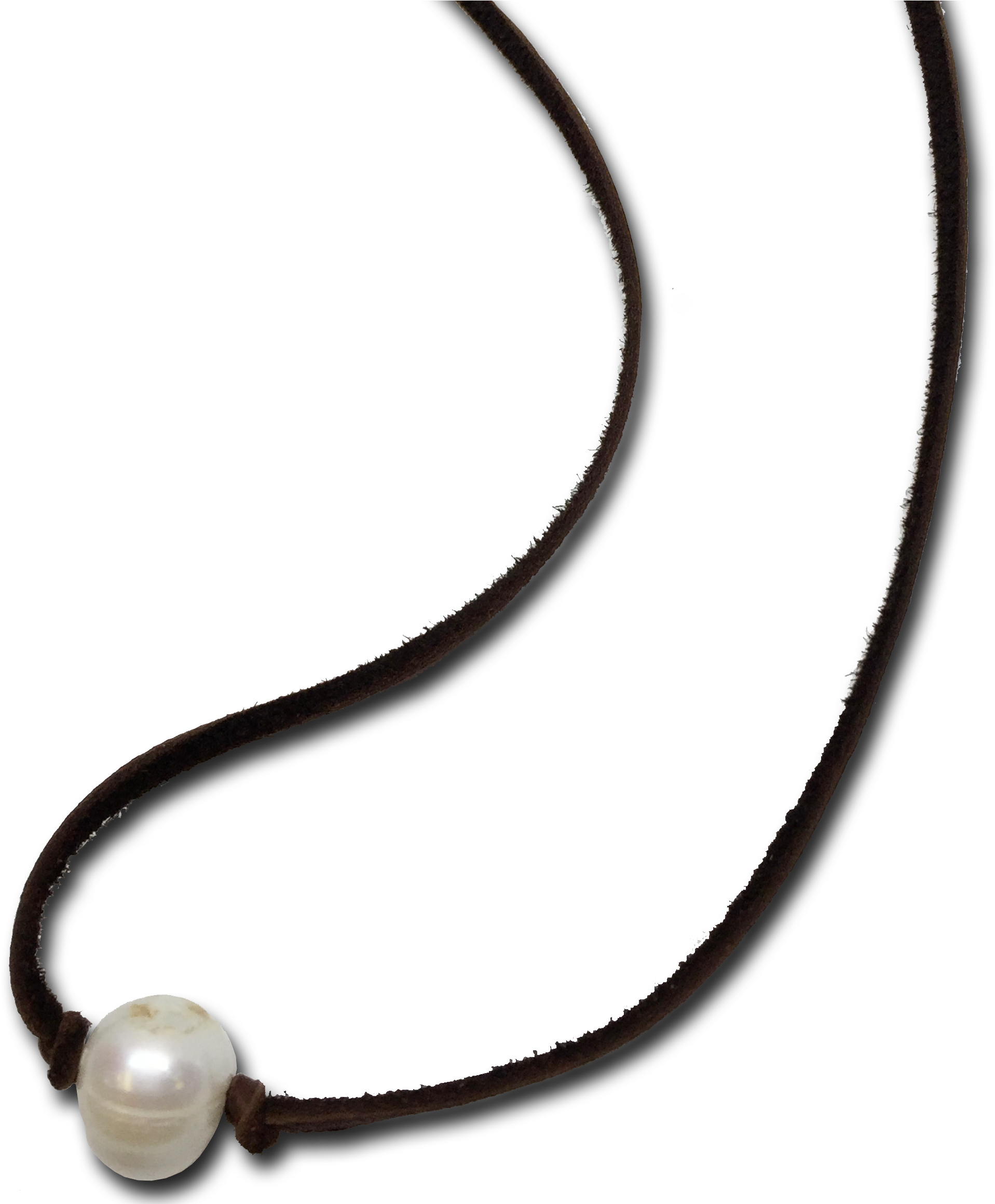 Leather Necklace Png - Pearl Choker Png (2423x2317), Png Download