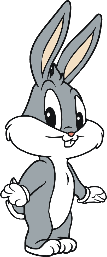 Baby Looney Tunes Personagens Png - Baby Looney Tunes Pernalonga (410x983), Png Download