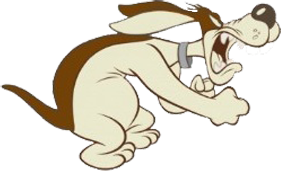 Barnyard Dawg Growling - Perro Y El Gallo Claudio (1000x695), Png Download