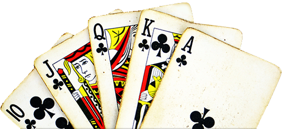 Royal Flush (564x258), Png Download