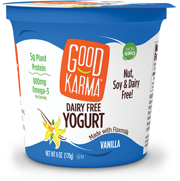 The List Of What's Great About Our Vanilla Yogurt Goes - Good Karma Dairy Free Yogurt (618x660), Png Download