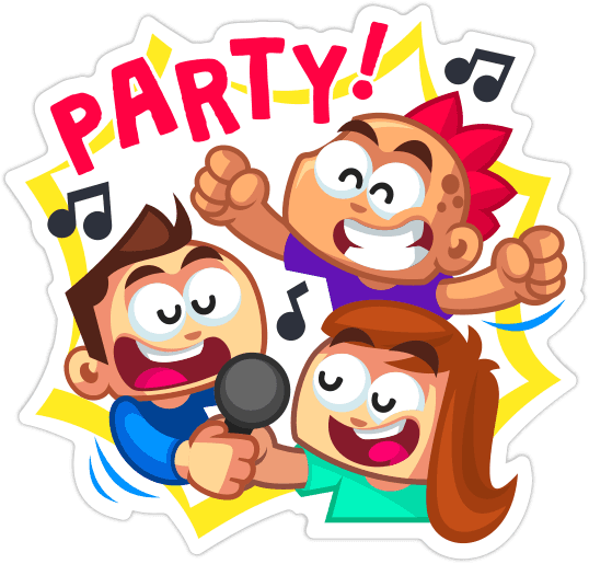 Happy Birthday Stickers Facebook Copy Paste Stickers - Emoticon (538x515), Png Download