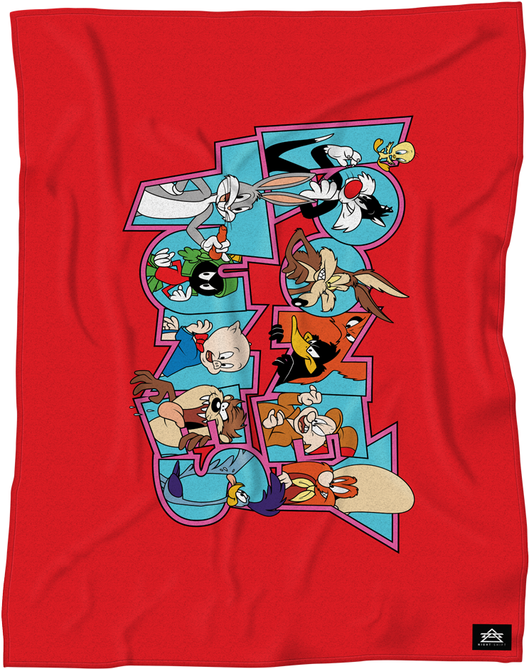 Looney Tunes Logo Red - Looney Tunes (1000x1000), Png Download