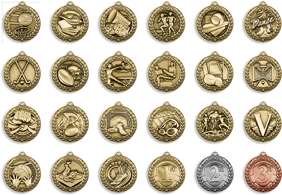 Wreath Award Medals - Rose Gold Icons Instagram Story Highlight (1000x722), Png Download