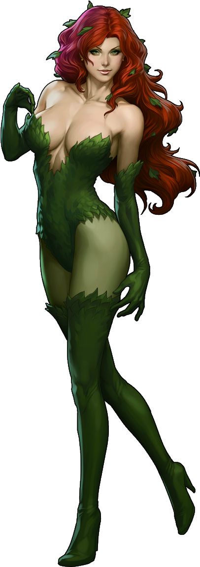 Poison Ivy - Hiedra Venenosa Dc Comics (694x1200), Png Download