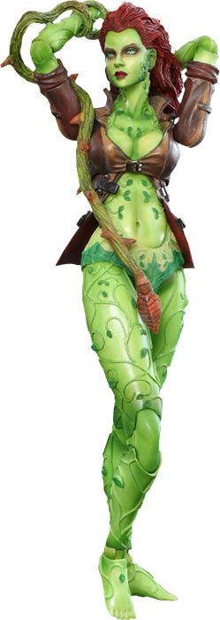Poison Ivy Play Arts Kai 9" Action Figure - Batman: Arkham City: Play Arts Kai Action Figures: (249x700), Png Download