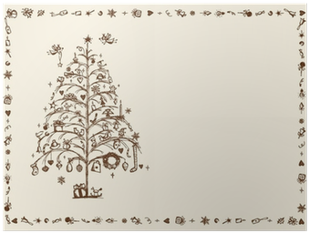 Christmas Card - Garfield Tree And Fairies Shower Curtain Winston Porter (400x400), Png Download