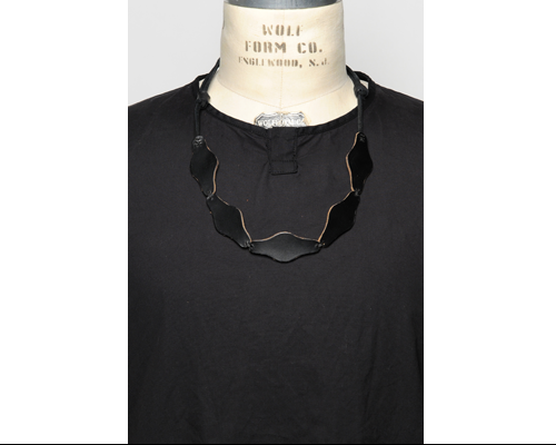 Hand Stitched Cigar Label Necklace (500x400), Png Download