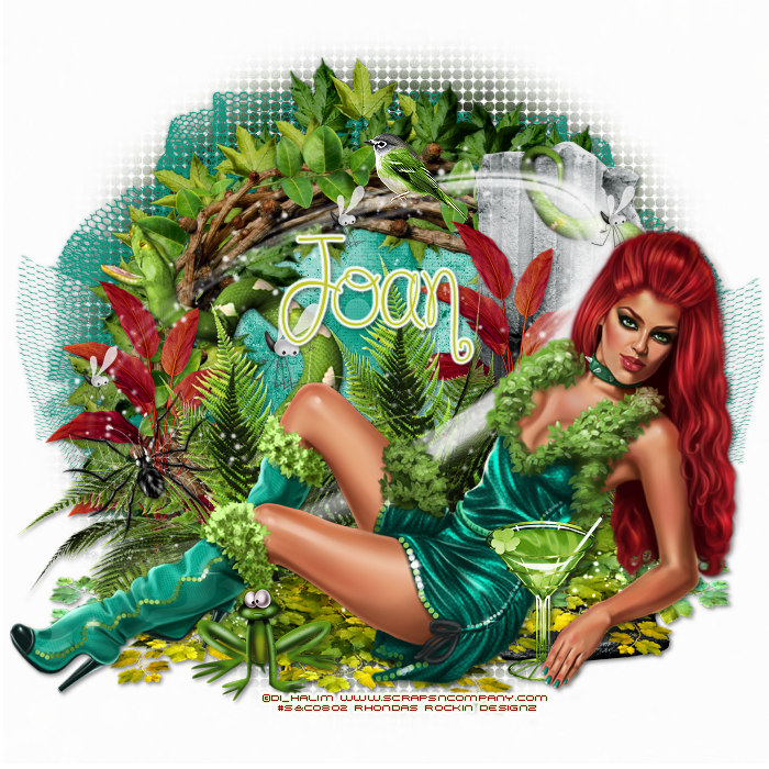 Poison Ivy - Ptu - Illustration (700x700), Png Download
