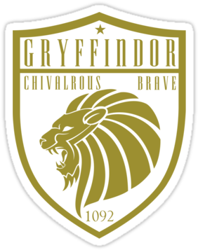 Gryffindor Crest By Machmigo - Gryffindor Is The Best (375x360), Png Download