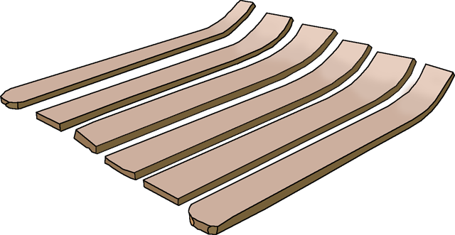 Trillo-7 Listones En Linea - Trillo (640x331), Png Download