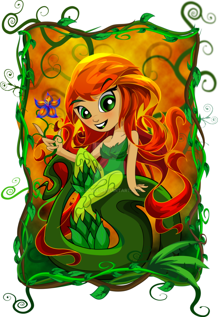 Poison Ivy On Deviantart Png Poison Oak Poster - Batman (742x1077), Png Download
