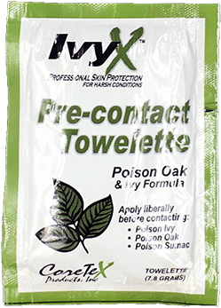 Poison Ivy Pretreatment Wipes - Ivyx Pre-contact Skin Protection Towelette Case Pack (500x500), Png Download