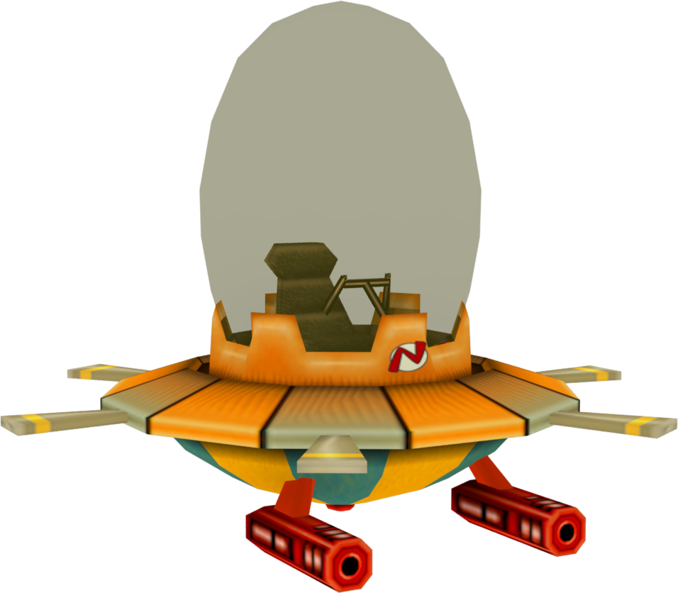 Download Crash Clipart Ufo Crash Bandicoot The Wrath Of Cortex