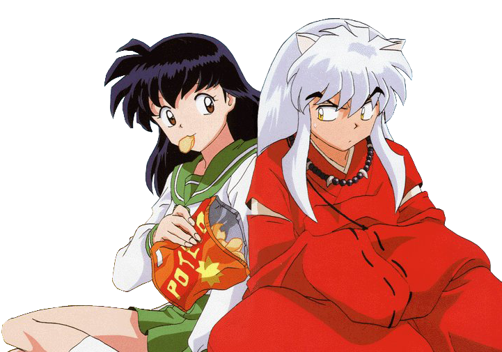 Picture - Inuyasha And Kagome (727x504), Png Download