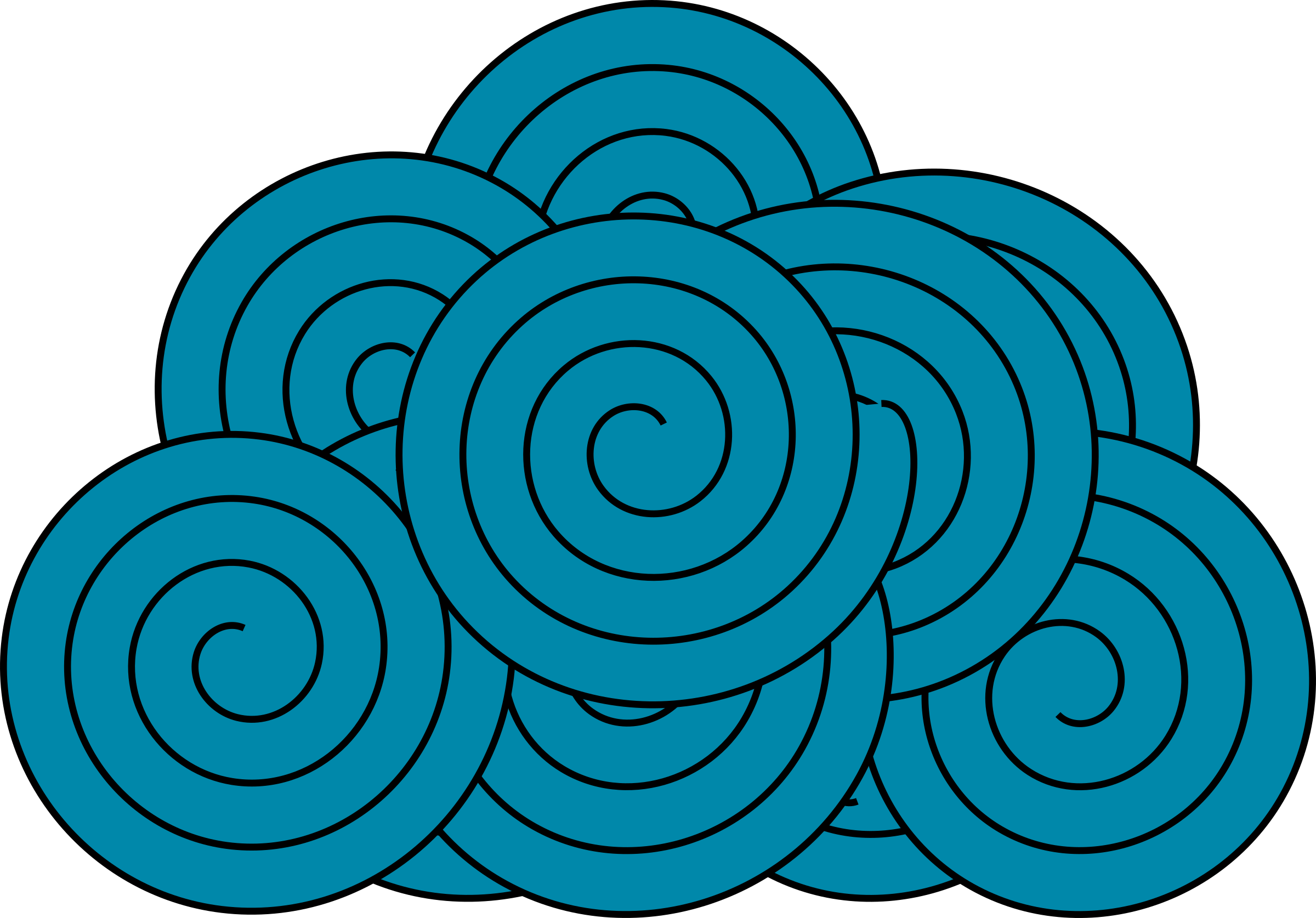 This Free Icons Png Design Of Textile Cloud (2400x1674), Png Download