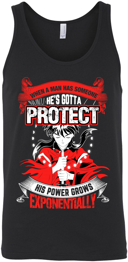 When A Men Has Someone, He's Gotta Protect His Power - My Ninja Way (1000x1000), Png Download