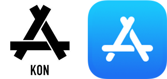 App Store Icon Png Clip Library Library - App Store Icon Transparent (590x268), Png Download