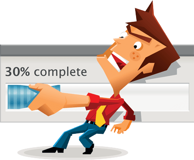 Progress Bar Syndrome - Wordpress Speed Optimization (399x330), Png Download
