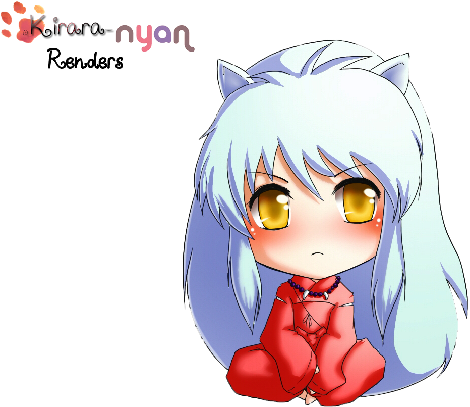Render Photo Inuchibi - Inuyasha Solo Chibi (1000x900), Png Download