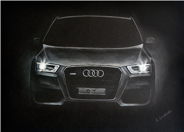 Audi Q3 - Executive Car (366x366), Png Download