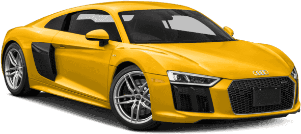 New 2018 Audi R8 Coupe V10 Plus - Audi R8 White 2018 (640x480), Png Download