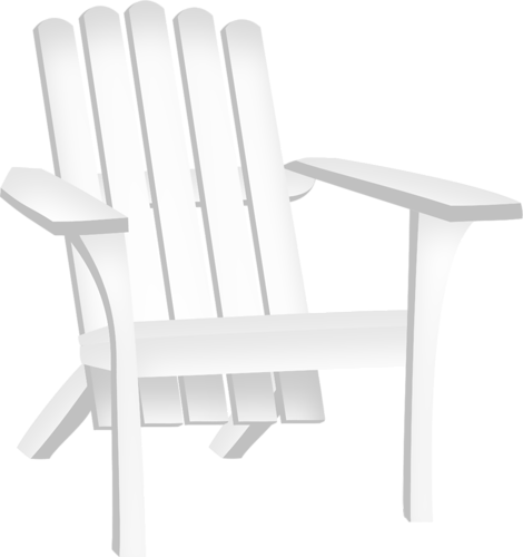 Beachchair - Clip Art (470x500), Png Download