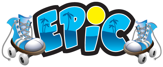 Epic Rollertainment (558x234), Png Download