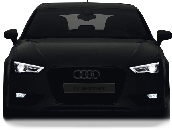 Audi Png Black (601x455), Png Download
