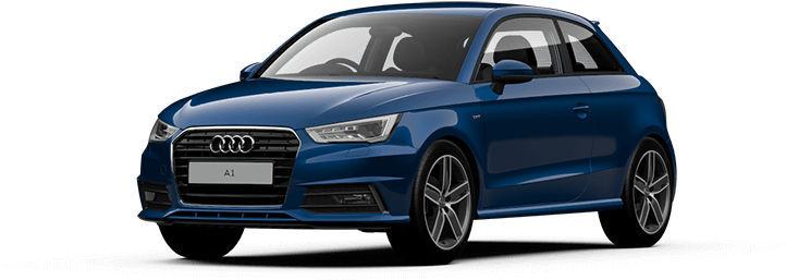 A1 3-door - Audi A1 2018 3 Door (952x384), Png Download